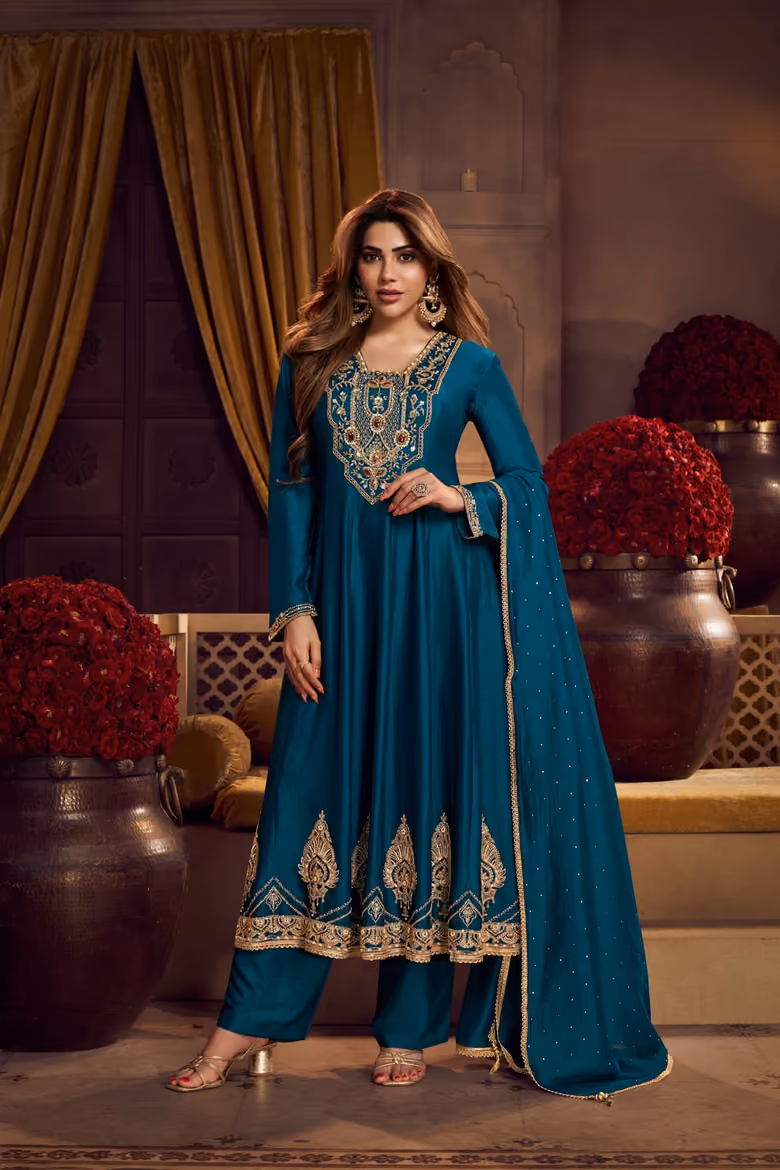 Royal Teal Edit by Global Darzi